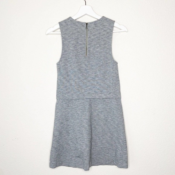 Talula Verone Gray Zipper Shift Dress Sz XS - Picture 7 of 9